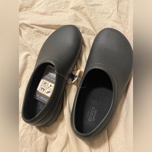 Crocs on the clock clog